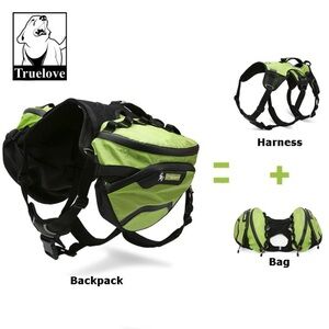 2 in 1 Dog Backpack & Harness Multi-day Hiking Pack